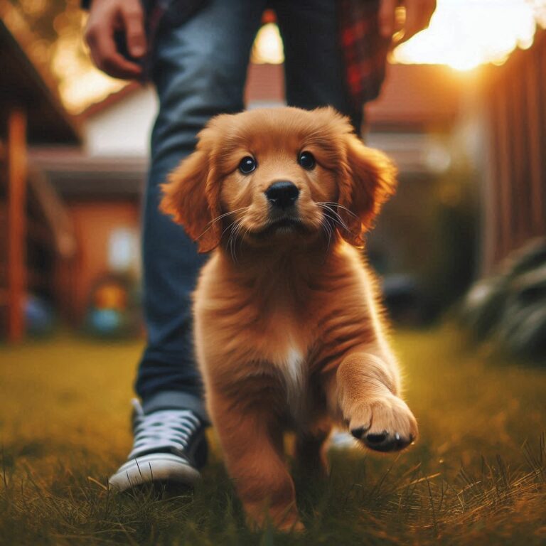 chiot en découverte